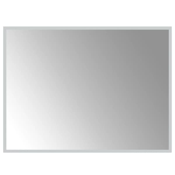 vidaXL Badrumsspegel LED 60x80 cm Transparent
