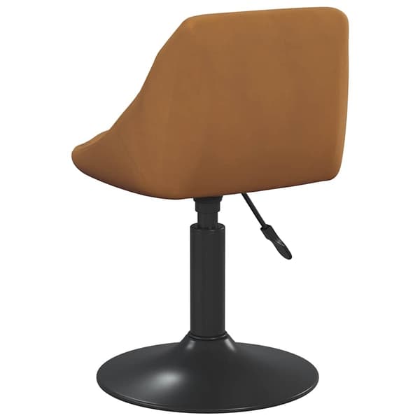 vidaXL Barstol brun sammet Brun