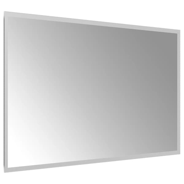 vidaXL Badrumsspegel LED 50x80 cm Transparent