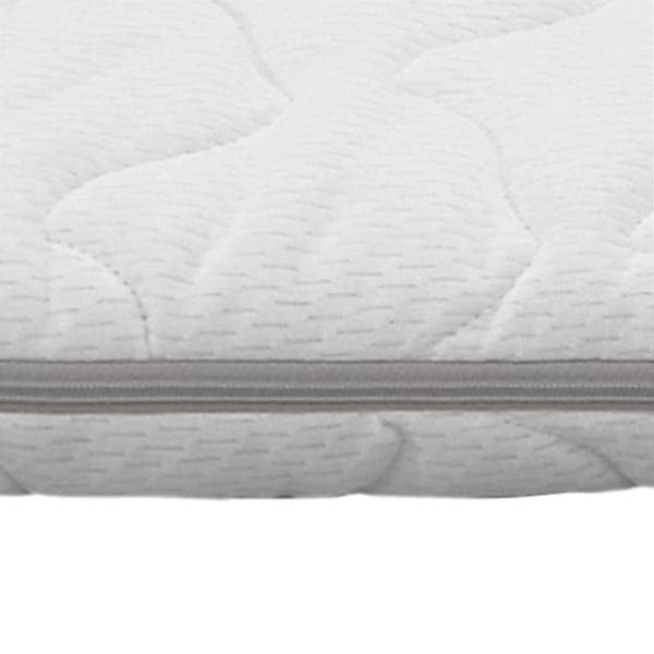 vidaXL Bäddmadrass 90x200 cm viskoelastiskt minnesskum 6 cm Vit