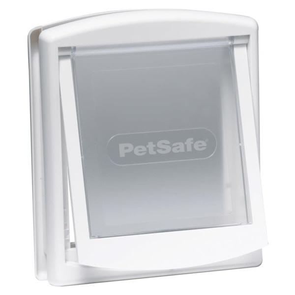 PetSafe 2-vägslucka för husdjur 715 liten 17,8x15,2 cm vit Vit