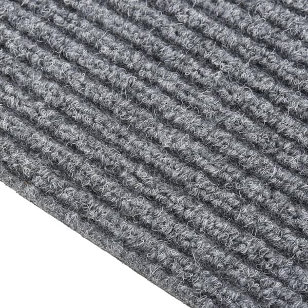 vidaXL Gångmatta 100x350 cm grå grå