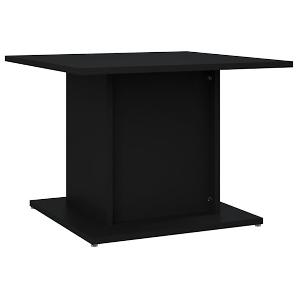 vidaXL Soffbord svart 55,5x55,5x40 cm konstruerat trä Svart