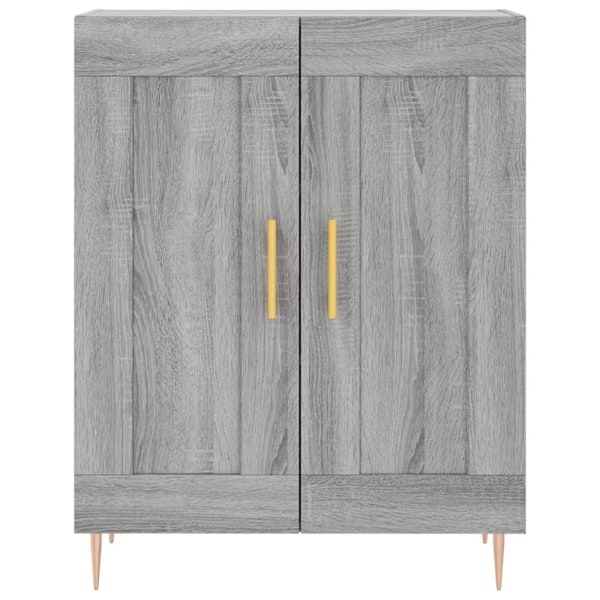 vidaXL Högskåp Grå Sonoma 69,5x34x180 cm konstruerat trä Grå