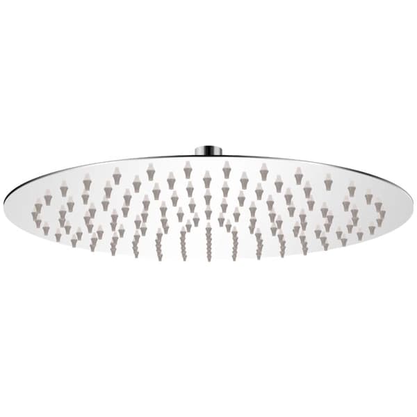 vidaXL Munstycke till Takdusch, Rostfritt Stål 30 cm Rund Silver