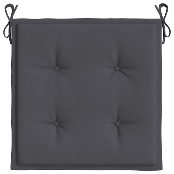 vidaXL Stolsdynor 6 st antracit 50x50x4 cm oxfordtyg Antracit