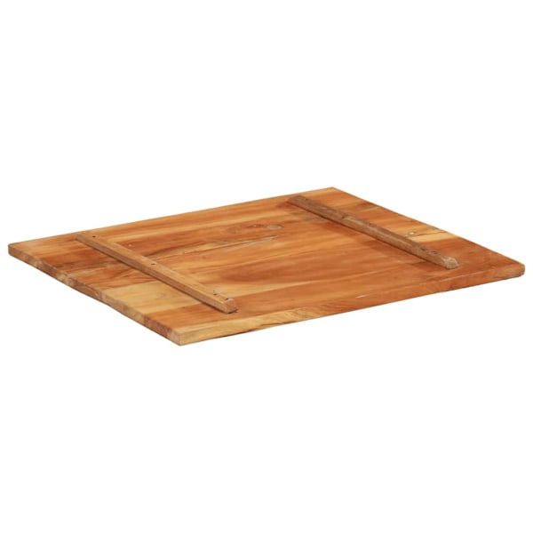 vidaXL Rektangulär bordsskiva 70x80 cm 25-27 mm massivt återvunnet trä multifärg
