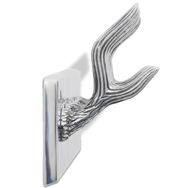 vidaXL Kroklist 4 st silver aluminium Silver