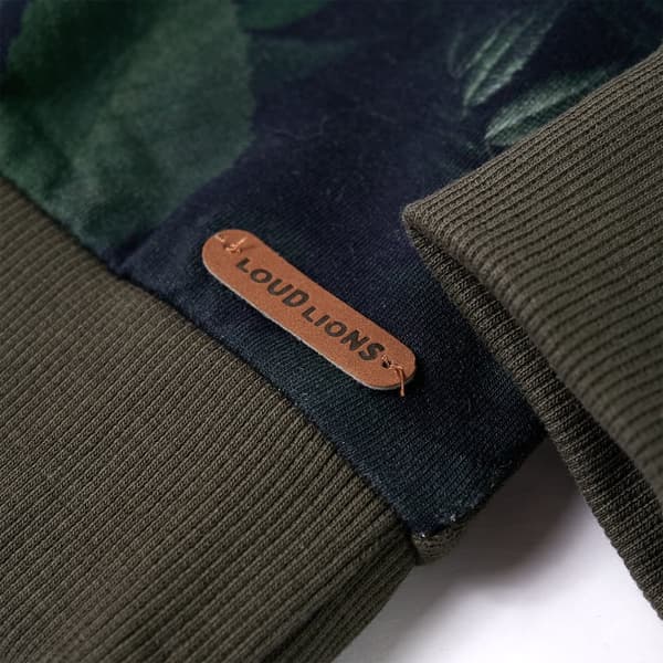 vidaXL Barntröja khaki 116 Grön