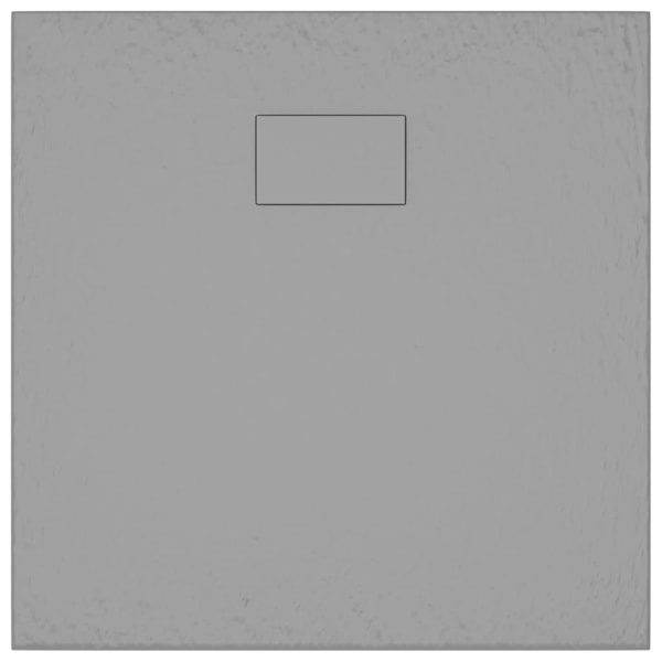 vidaXL Duschkar SMC grå 80x80 cm grå