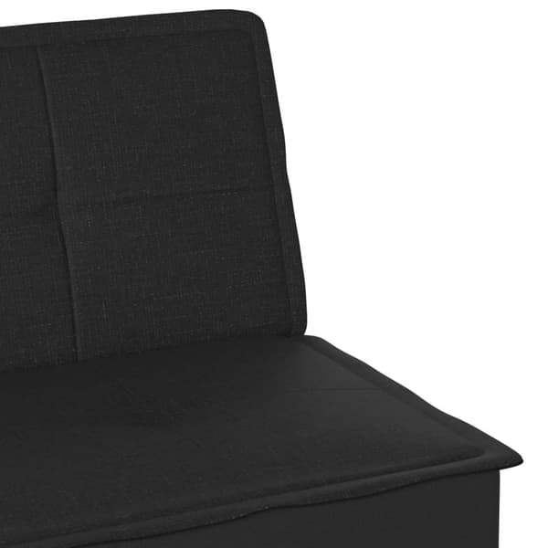 vidaXL Bäddsoffa svart tyg art