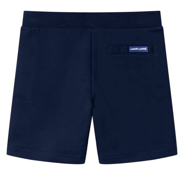 vidaXL Barnshorts marinblå 128 Blå