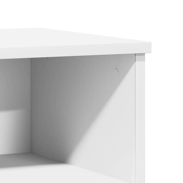 vidaXL Sängbord 2 st vit 40x35x50 cm konstruerat trä Vit