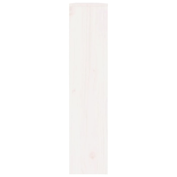 vidaXL Elementskydd vit 153x19x84 cm massiv furu Vit