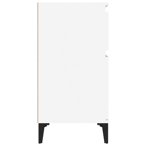 vidaXL Sängbord 2 st vit 40x35x70 cm Vit