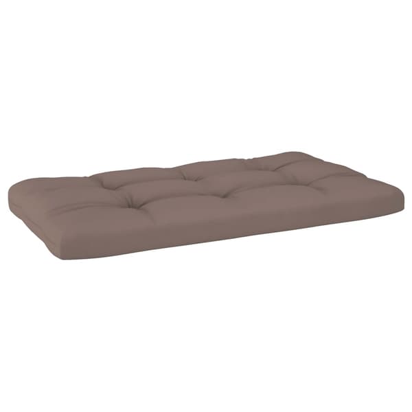 vidaXL Pallsoffa 2-sits med dynor honungsbrun impregnerad furu Brun