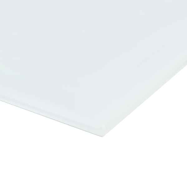 vidaXL Whiteboard magnetisk väggmonterad glas 80x60 cm Vit