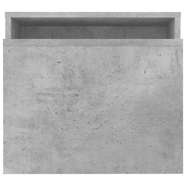 vidaXL Soffbord set betonggrå 100x48x40 cm konstruerat trä grå