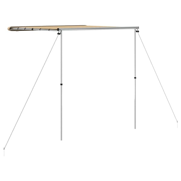 vidaXL Husvagnsmarkis 2x2x2,15 m beige Beige