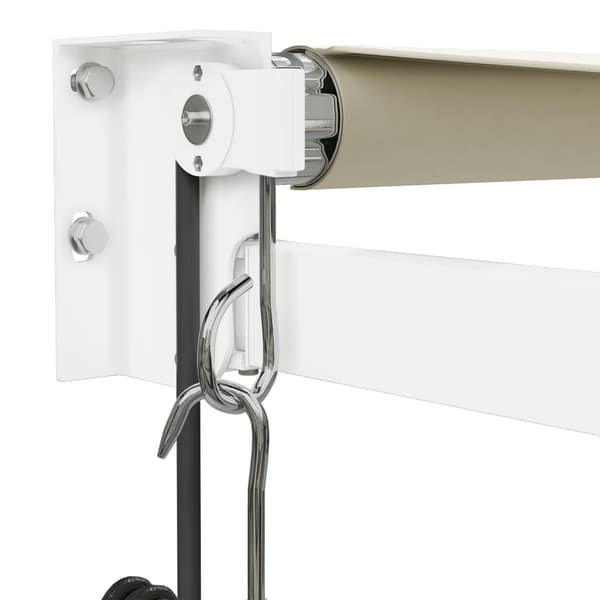 vidaXL Automatisk infällbar markis gräddvit 4,5x3 m Kräm