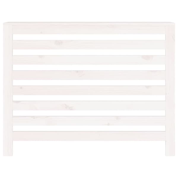 vidaXL Elementskydd Vit 108,5x19x84 cm massiv furu Vit