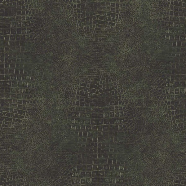 Noordwand Tapet Croco grön Grön