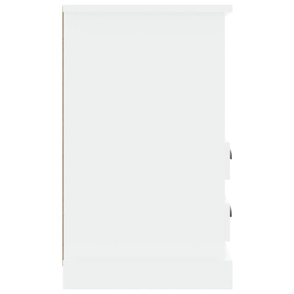 vidaXL Sängbord vit 43x36x60 cm Vit