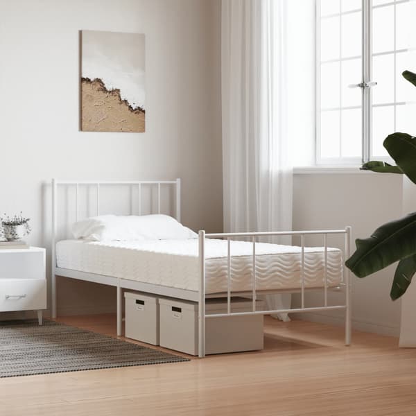 vidaXL Skummadrass vit 80x200 cm hårdhet H2 H3 Vit