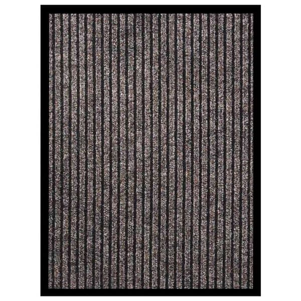 vidaXL Dörrmatta beigerandig 40x60 cm Beige
