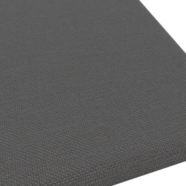 vidaXL Väggpaneler 12 st mörkgrå 30x30 cm tyg 1,08 m² Grå