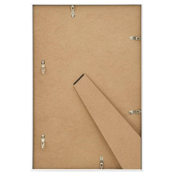 vidaXL Fotoramar 5 st för bord vit 21x29,7cm MDF Vit