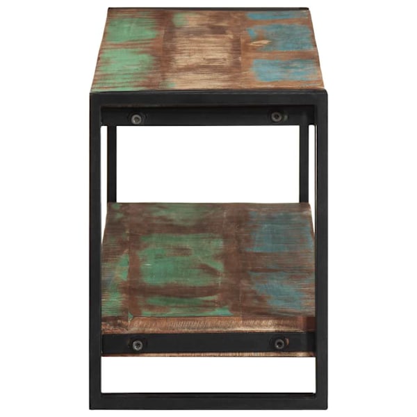 vidaXL TV-bänk 120x30x40 cm massivt återvunnet trä Brun