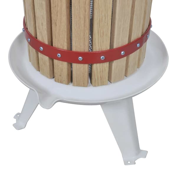 vidaXL Frukt- och vinpress set 2 delar