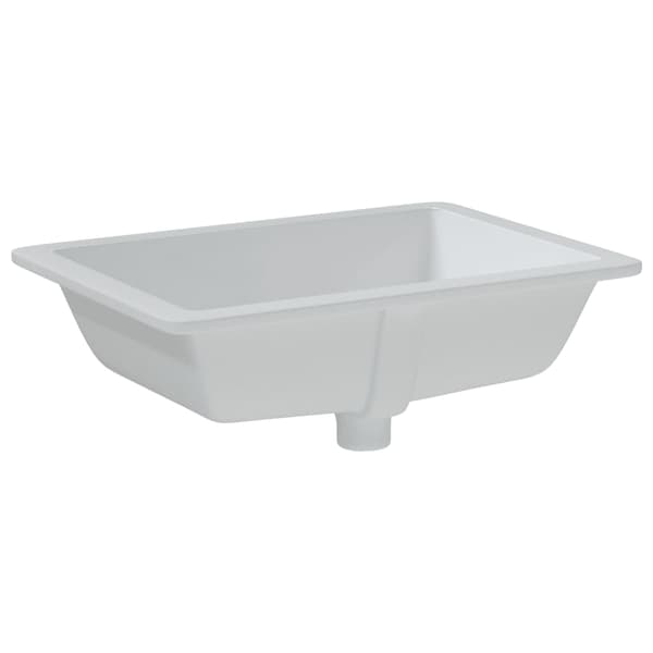 vidaXL Handfat vit 55,5x40x18,5 cm rektangulär keramik Vit