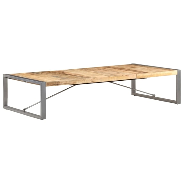 vidaXL Soffbord 180x90x40 cm grovt mangoträ Brun