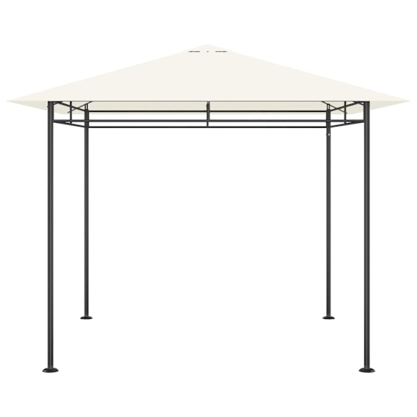 vidaXL Paviljong 3x3x2,7 m gräddvit 180 g/m² Creme