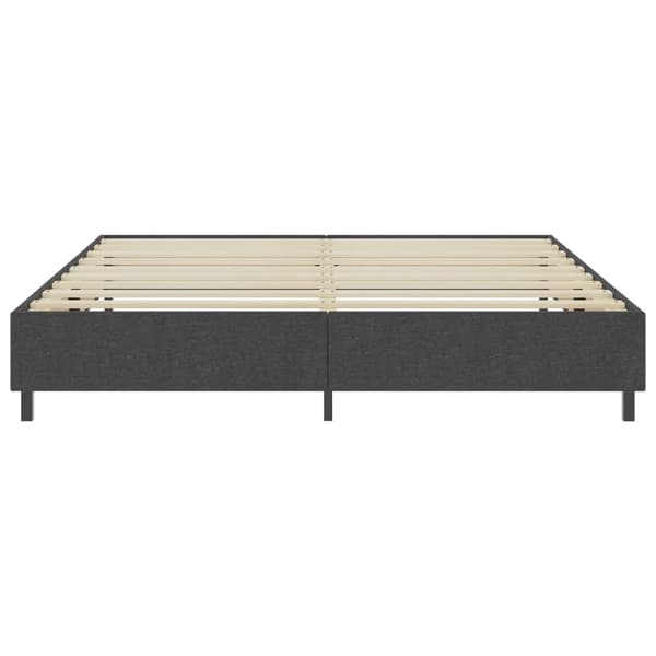 vidaXL Ramsäng grå tyg 200x200 cm grå