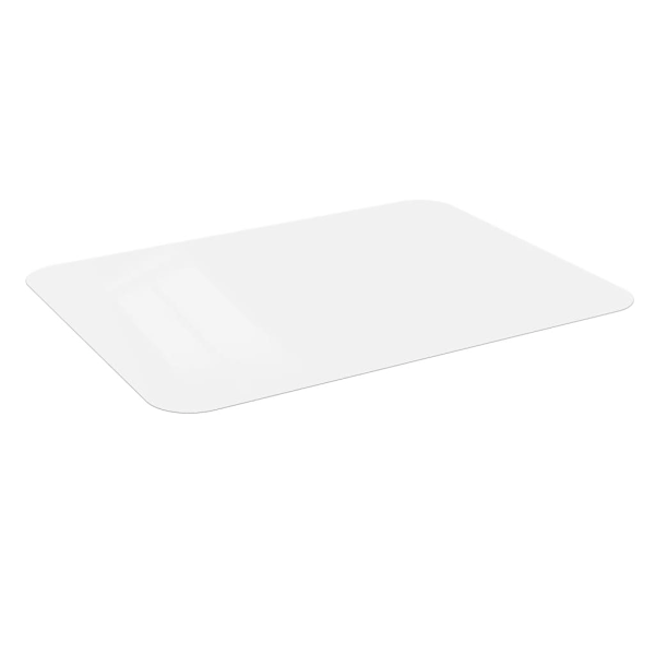 vidaXL Golvskydd för laminatgolv/heltäckningsmatta 90 cm x 120 Vit