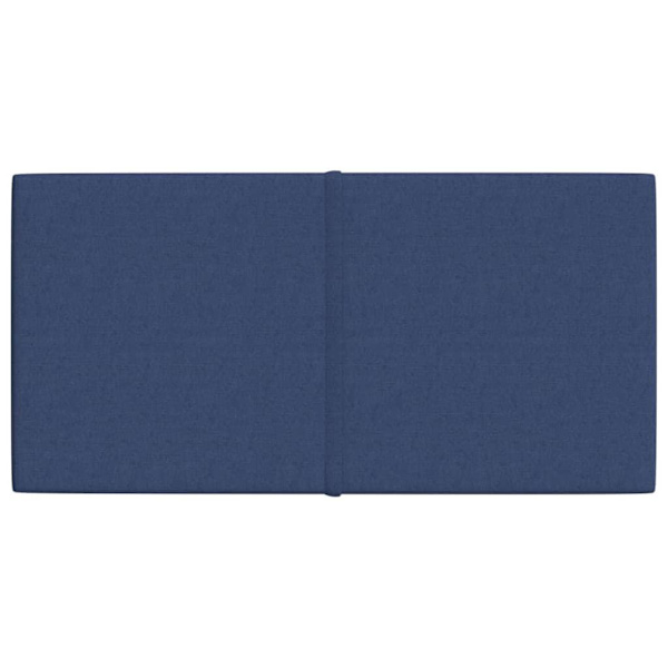 vidaXL Väggpaneler 12 st blå 60x30 cm tyg 2,16 m² Blå