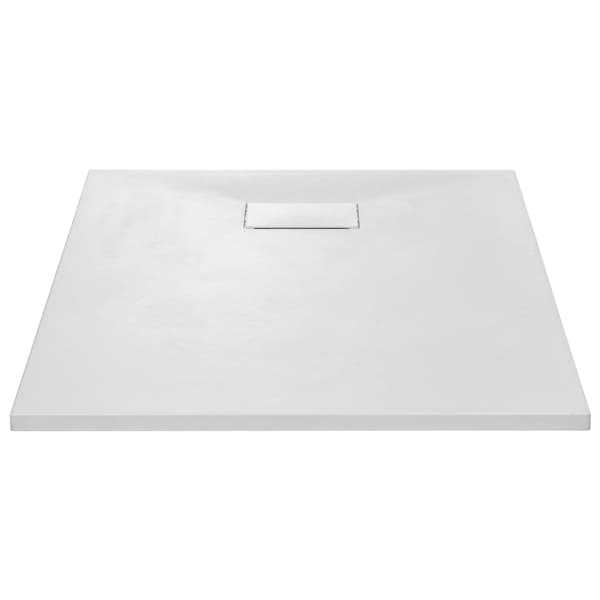 vidaXL Duschkar SMC vit 100x80 cm Vit