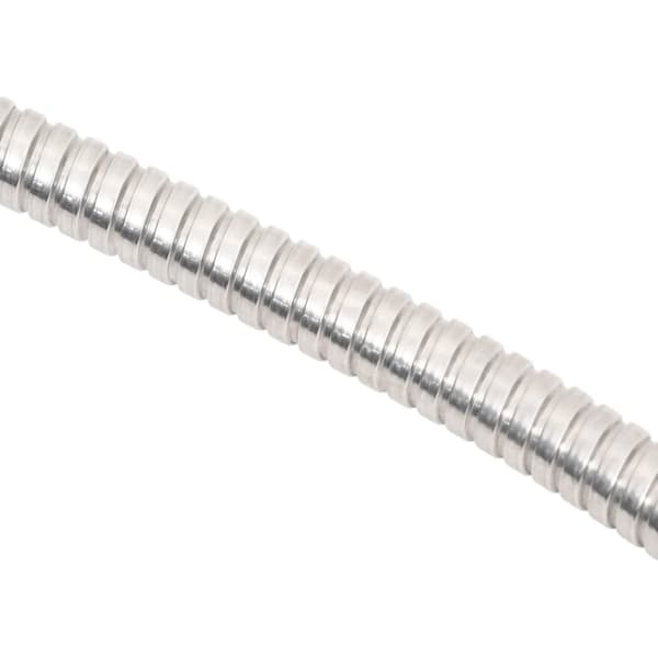 vidaXL Slang med sprutmunstycke silver 0,6" 7,5 m rostfritt stål Silver