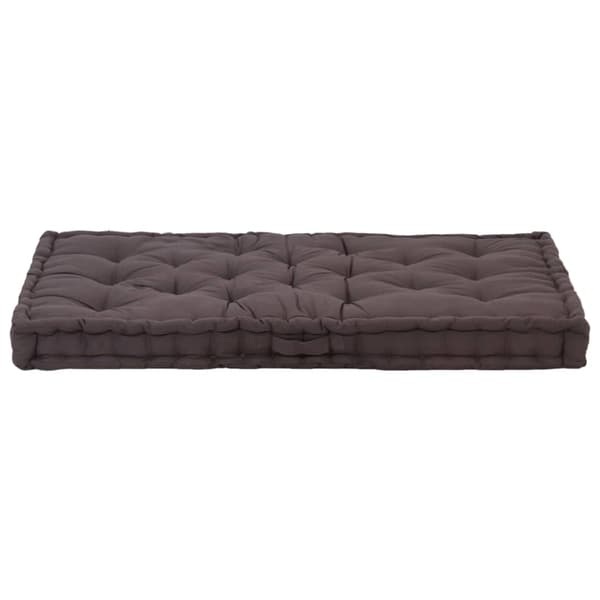 vidaXL Dynor till pallsoffa 2 st bomull antracit Antracit