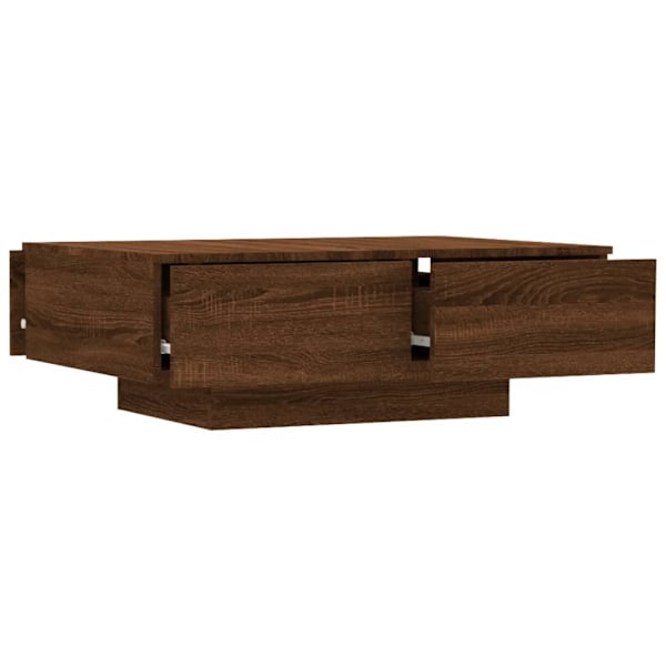 vidaXL Soffbord brunek 90x60x31 cm konstruerat trä Brun