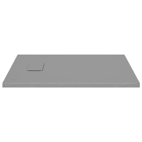 vidaXL Duschkar SMC grå 90x70 cm grå