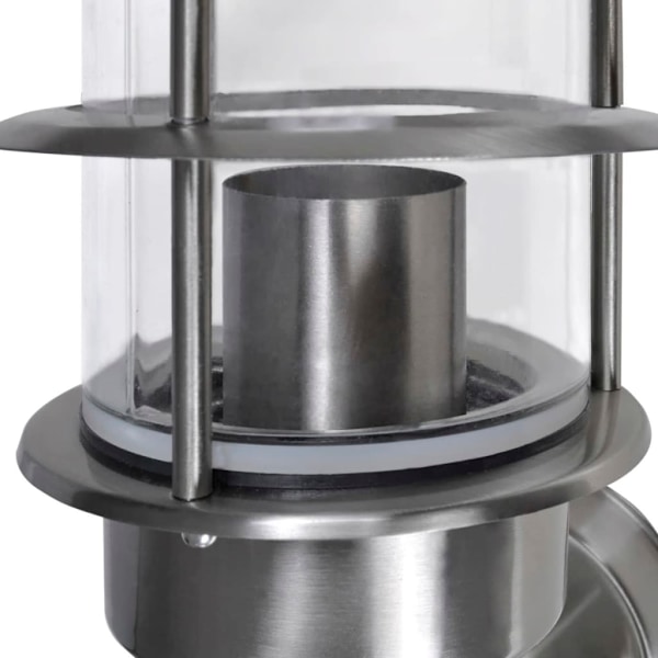 vidaXL Vägglampa Restego ute- och inomhus Silver