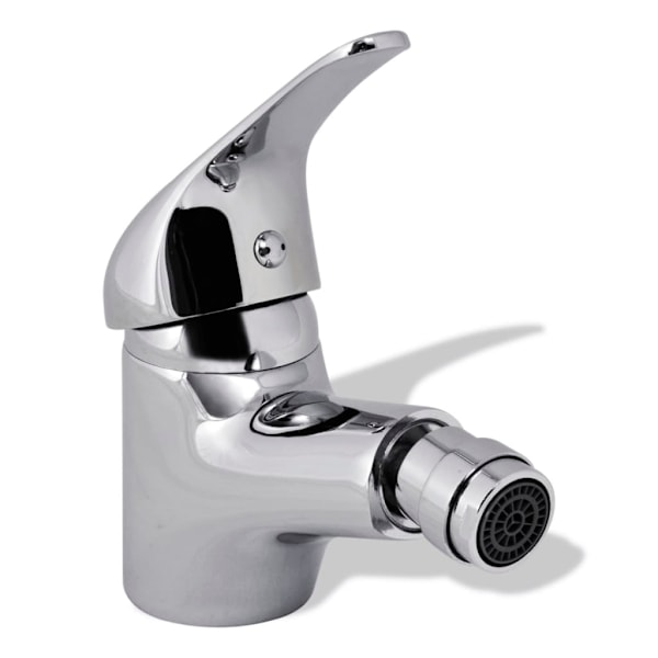 vidaXL Bidéblandare krom Silver