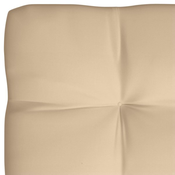 vidaXL Palldyna beige 120x80x12 cm tyg Beige