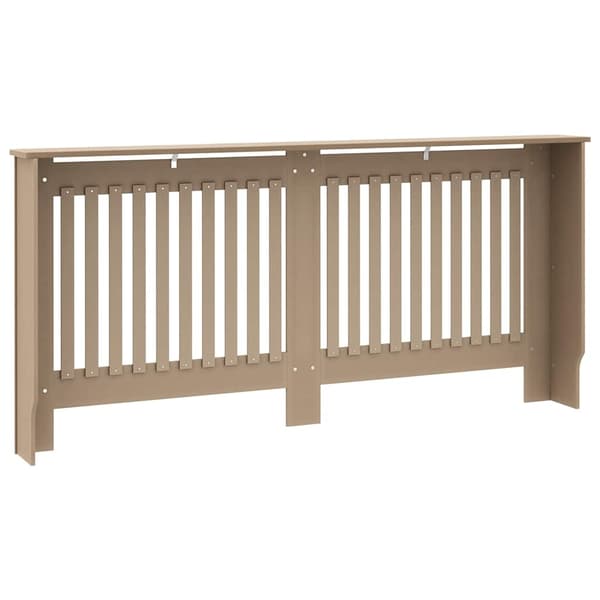 vidaXL Elementskydd 172x19x81 cm MDF Brun