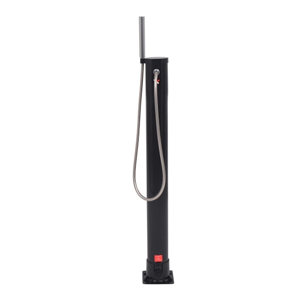 vidaXL Soldusch 8 L PVC stål Svart