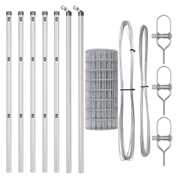vidaXL Utomhus Euro Zaorlarsgränd 25 x 0,4 m Galvaniserat stål Silver Silver
